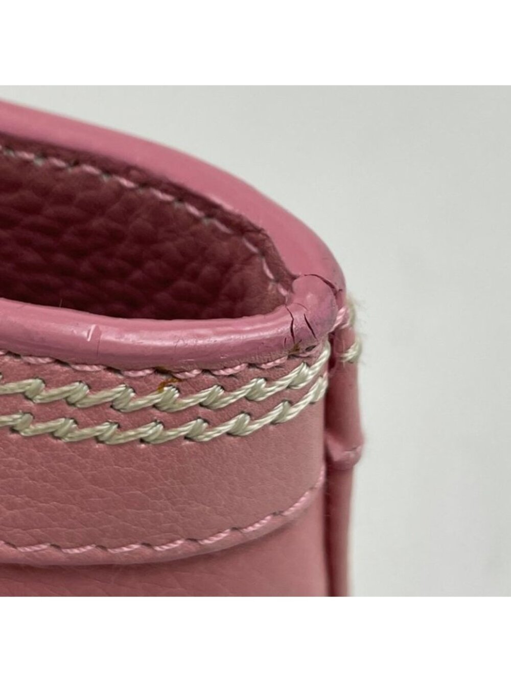 ★SOLD★ Dior Logo Handbag Flower Embroidery Leather Pink - Picture 6 of 10